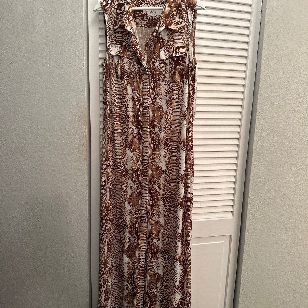 Snakeskin dress